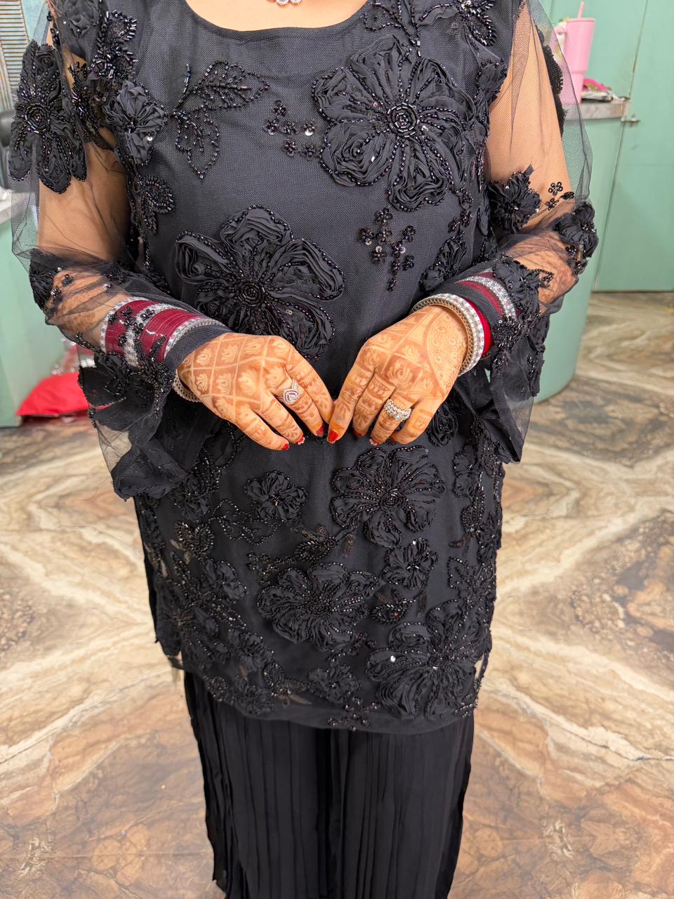 Noorani sharara suit set