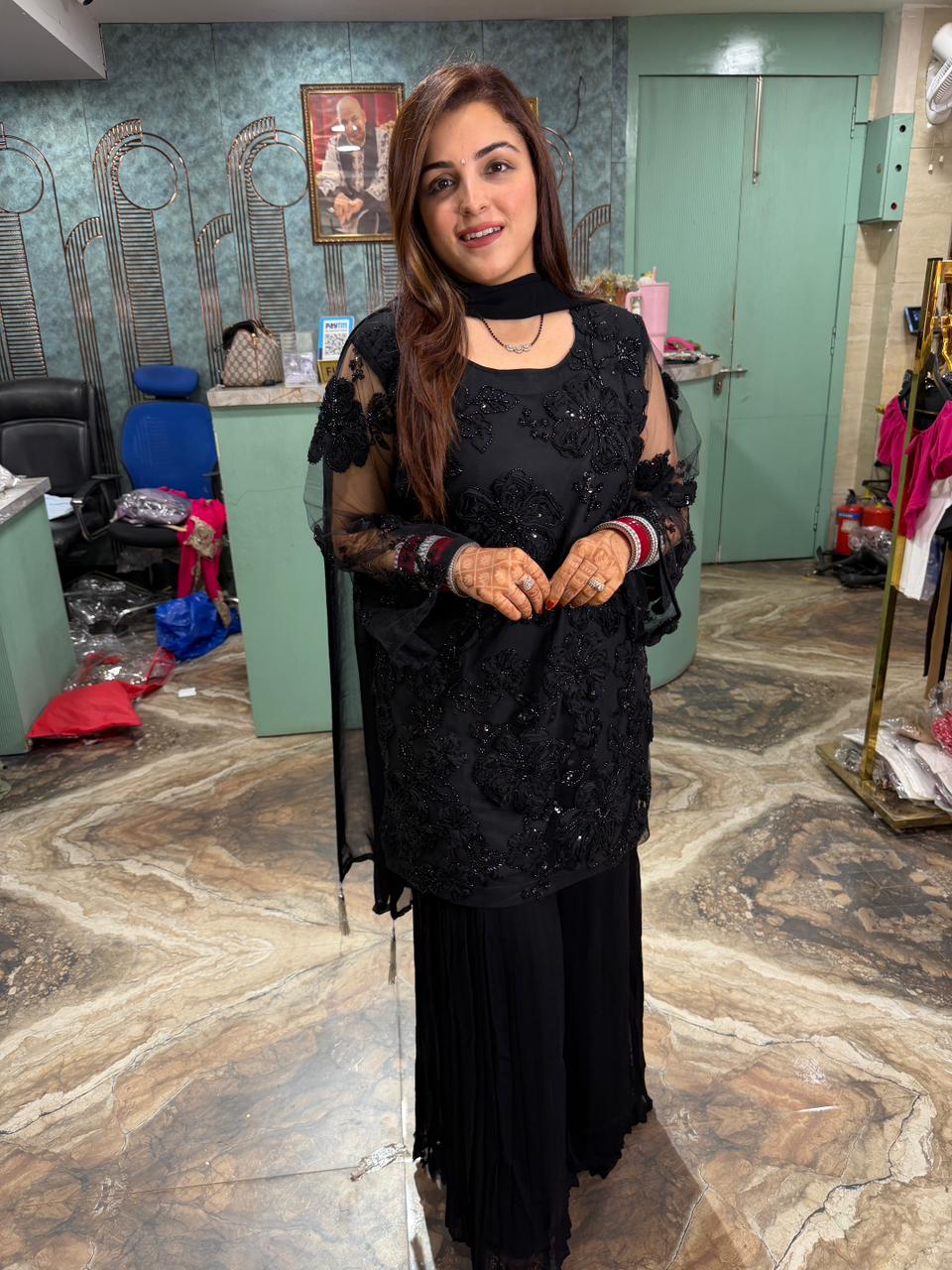 Noorani sharara suit set