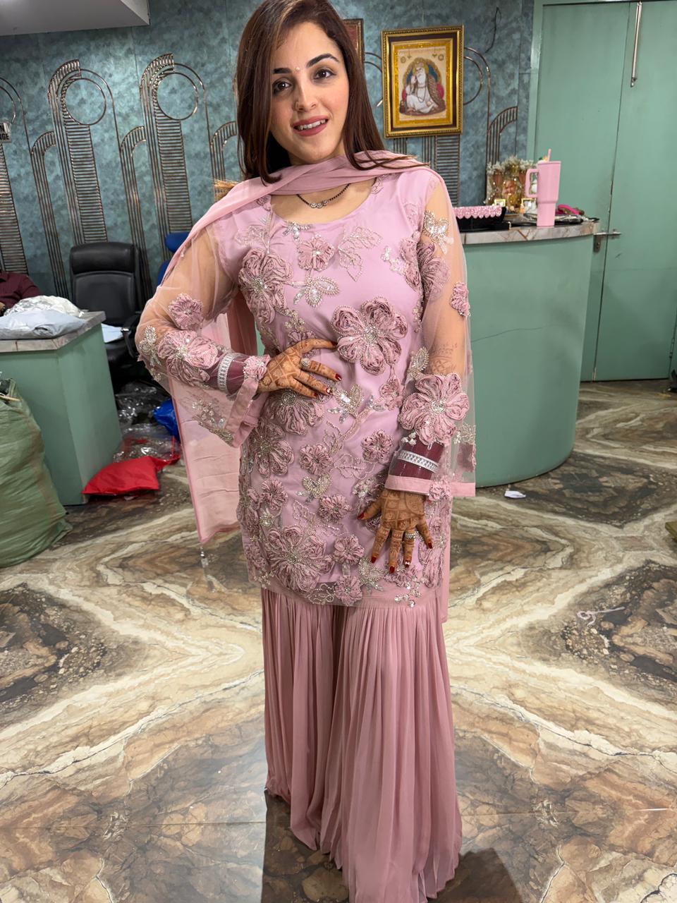 Noorani sharara suit set