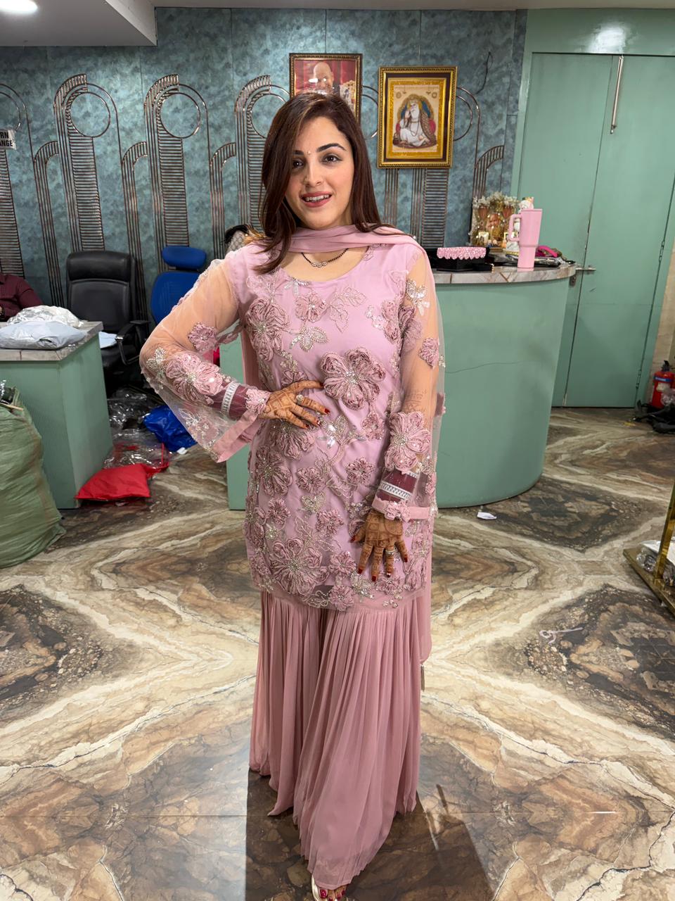 Noorani sharara suit set