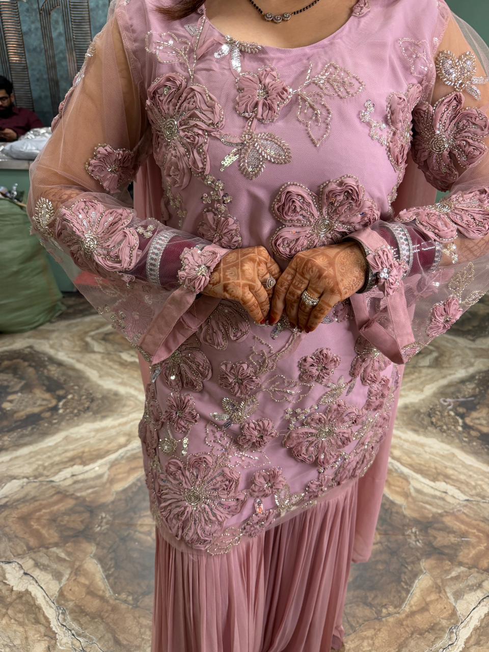 Noorani sharara suit set