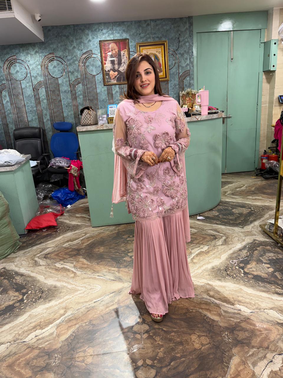 Noorani sharara suit set