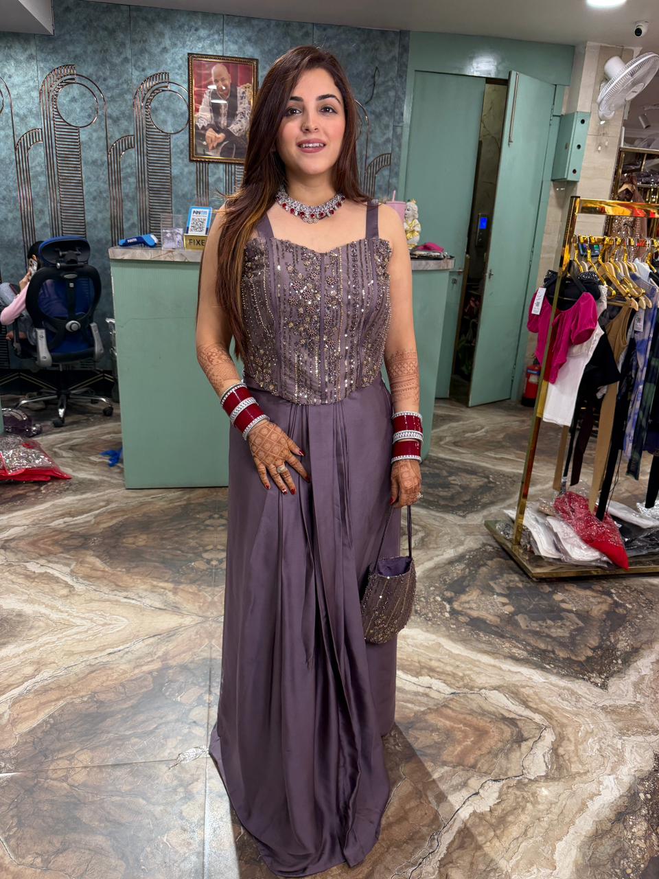 Pranali Indo Western set