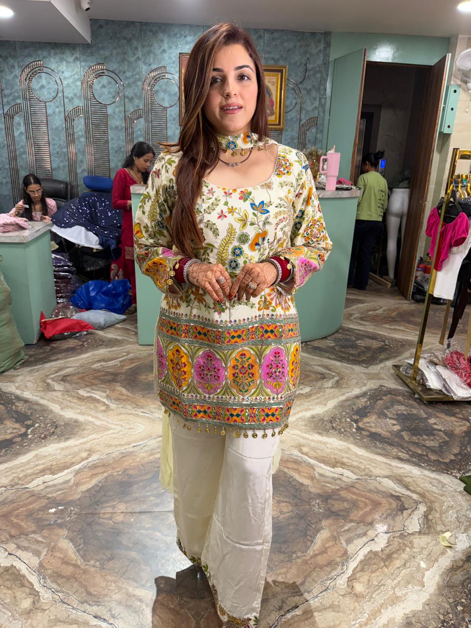 Noir Phulkari Royal Ensemble