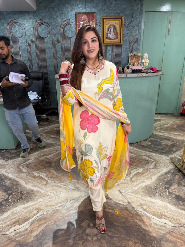 Libas printed suit set