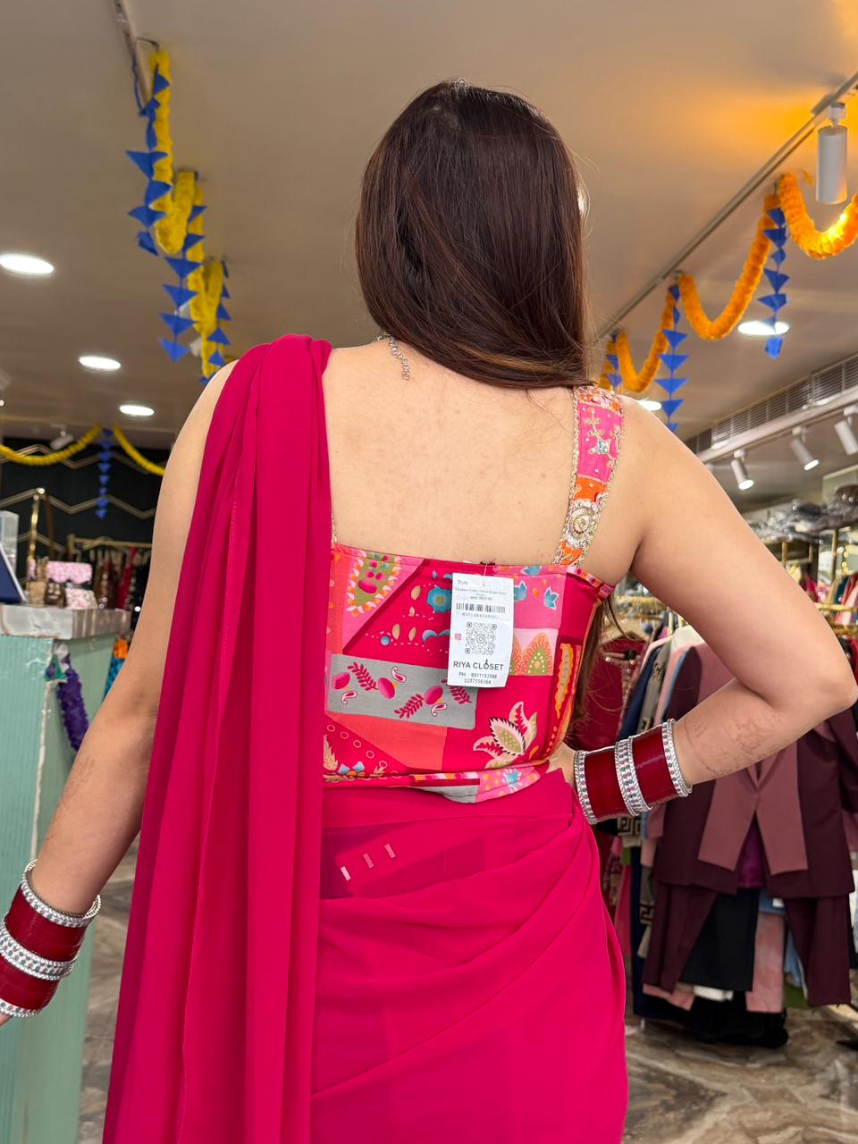 Corset Saree