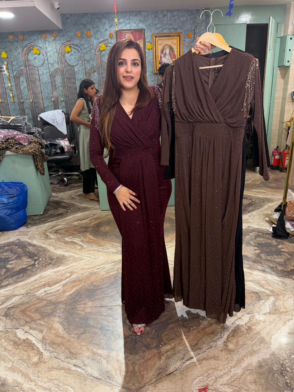 Raveena bodycon gown