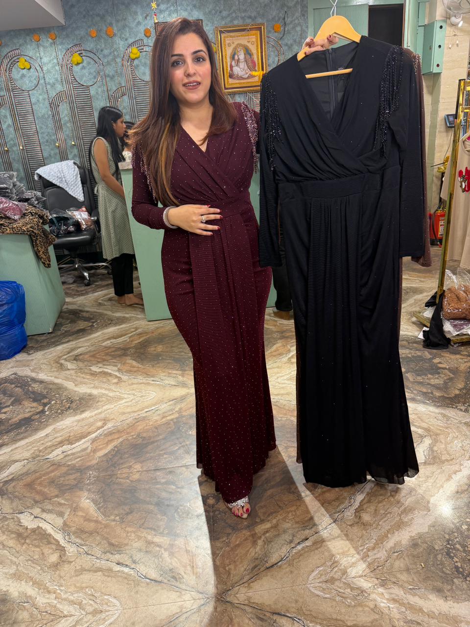 Raveena bodycon gown