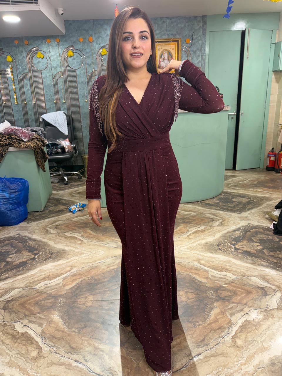 Raveena bodycon gown