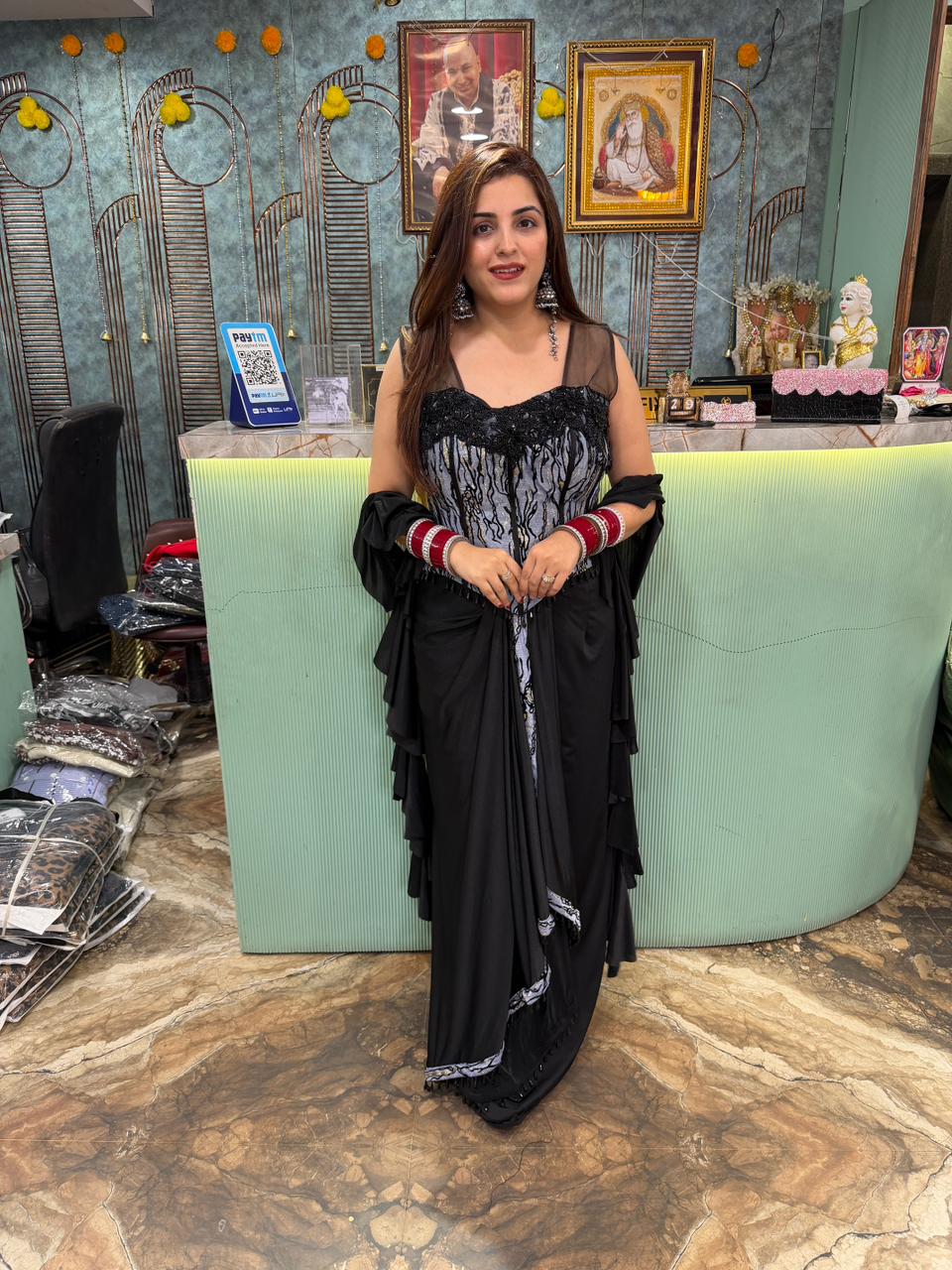 Elysian Embroidered skirt & blouse