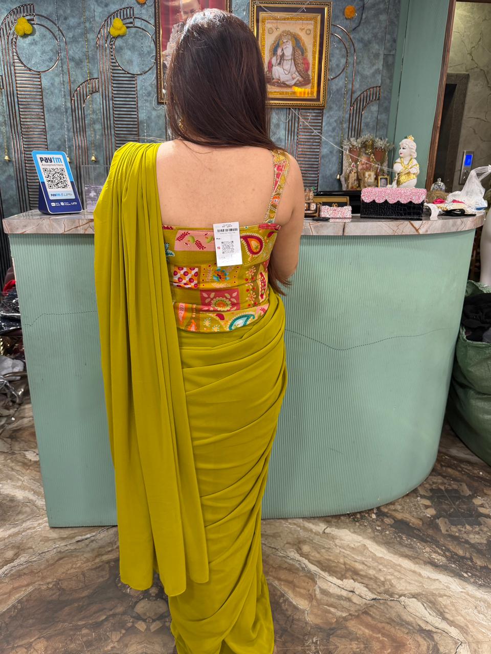Corset Saree