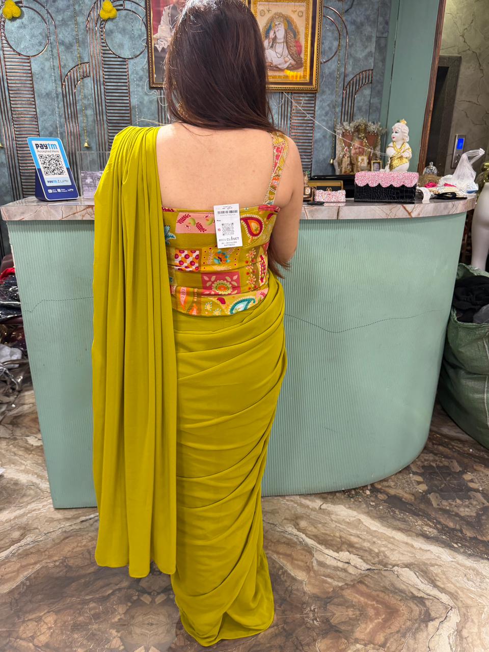 Corset Saree