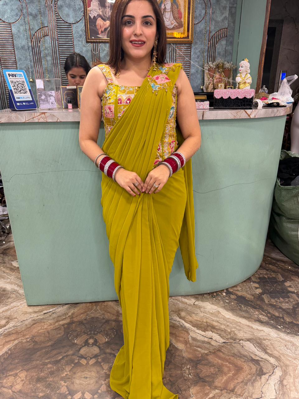Corset Saree