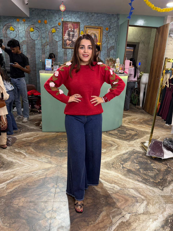 Woonie Embroidered top