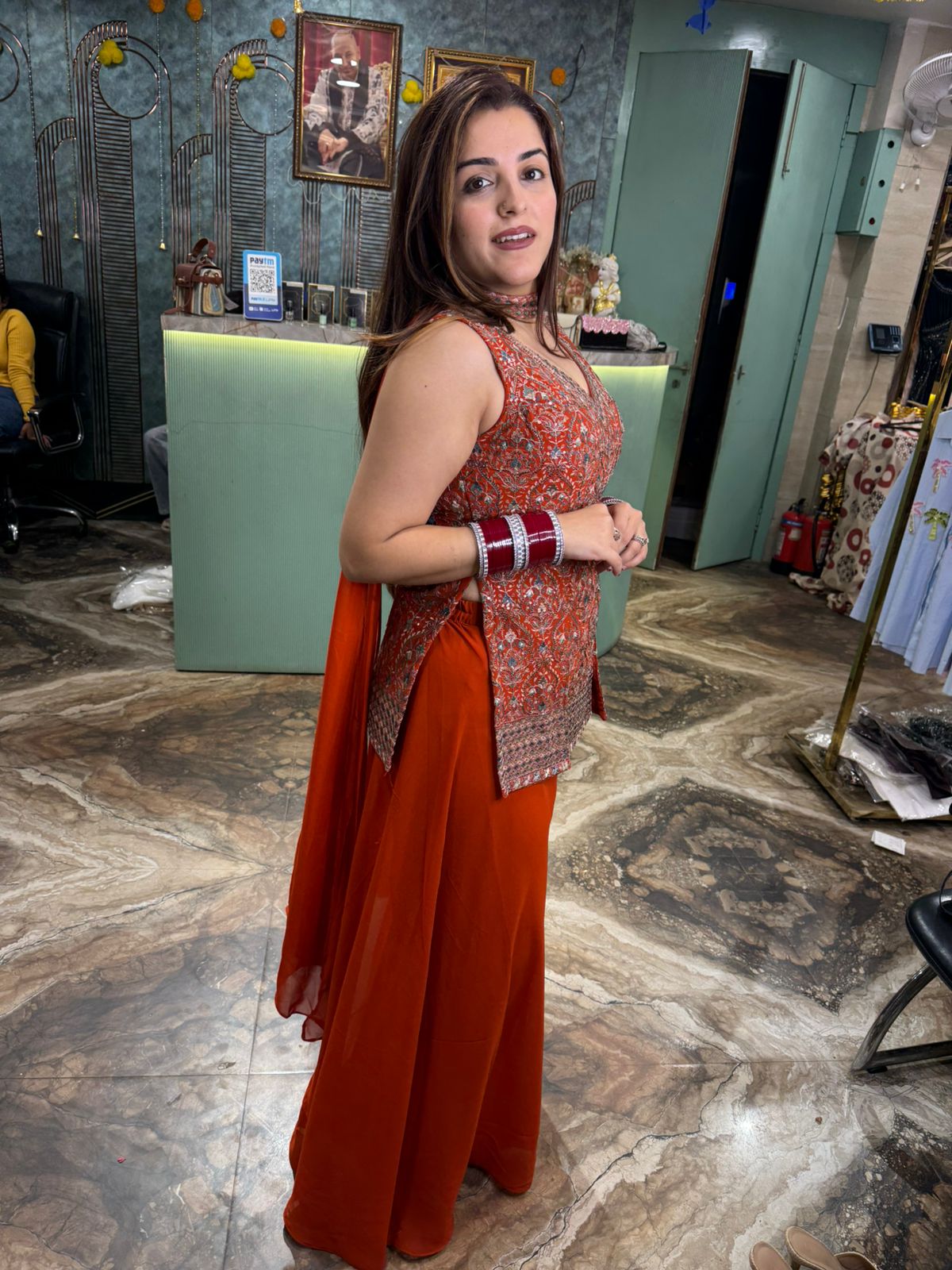 Alina sharara suit set