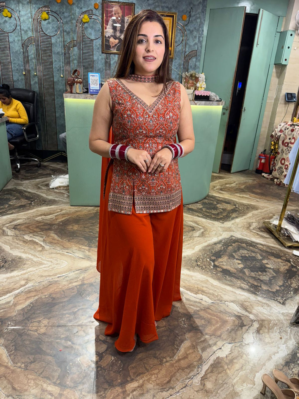 Alina sharara suit set