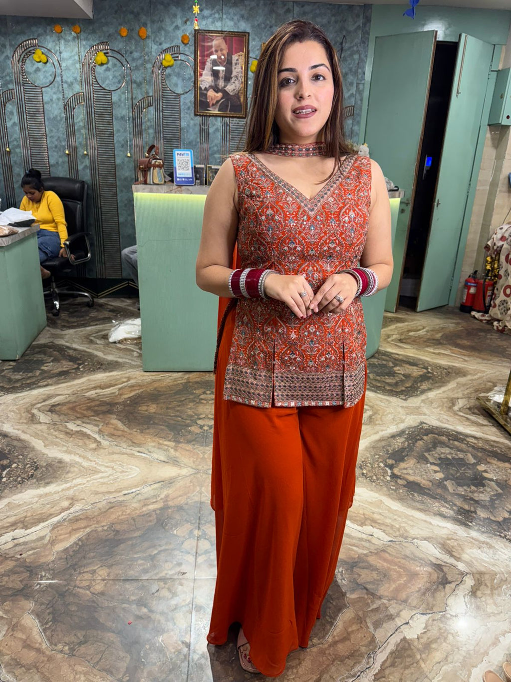 Alina sharara suit set