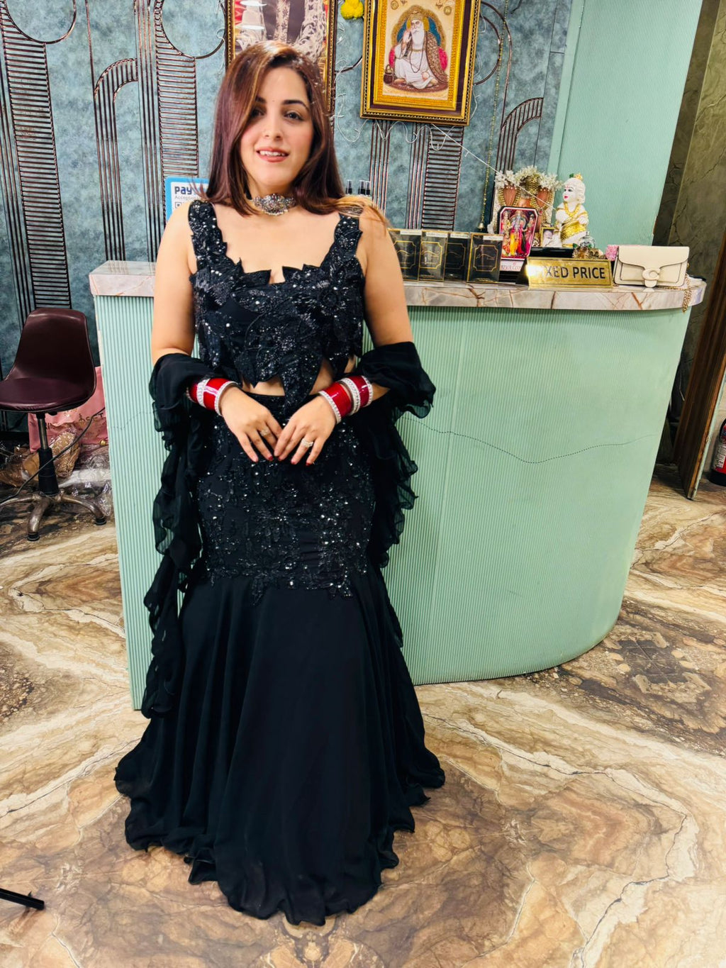 Betta fish cut lahanga set