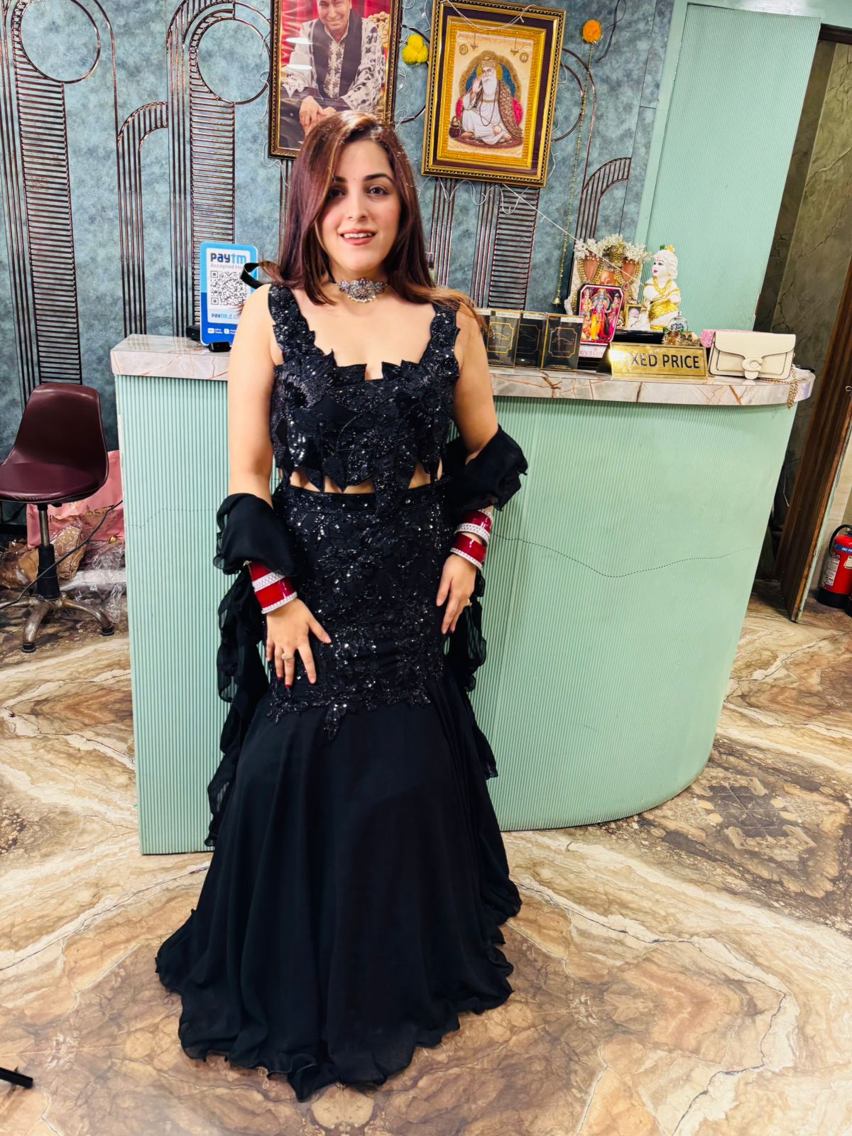 Betta fish cut lahanga set