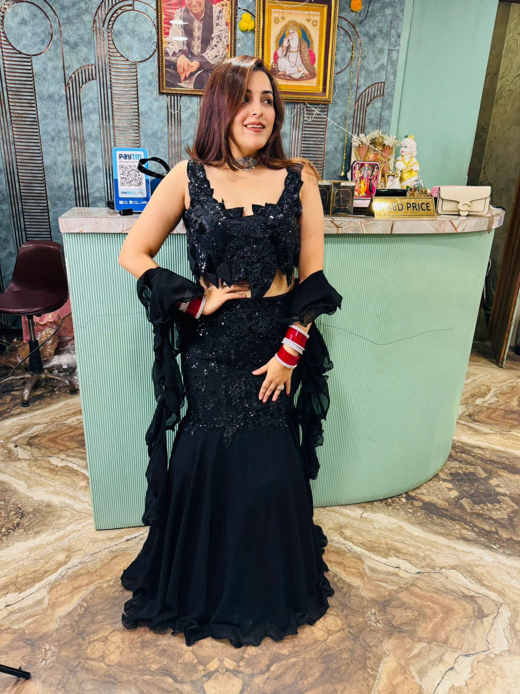 Betta fish cut lahanga set