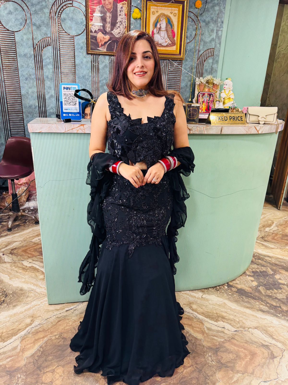 Betta fish cut lahanga set