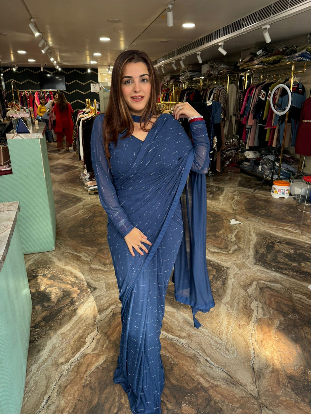 Layela draped saree set