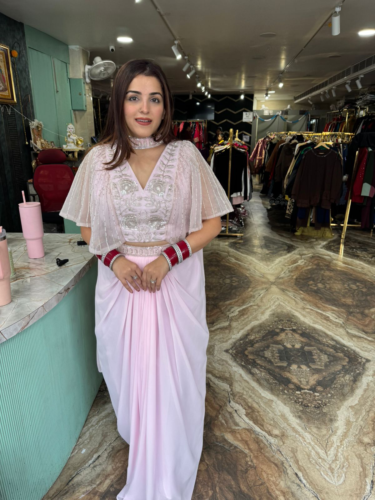 Kaviya indo western set