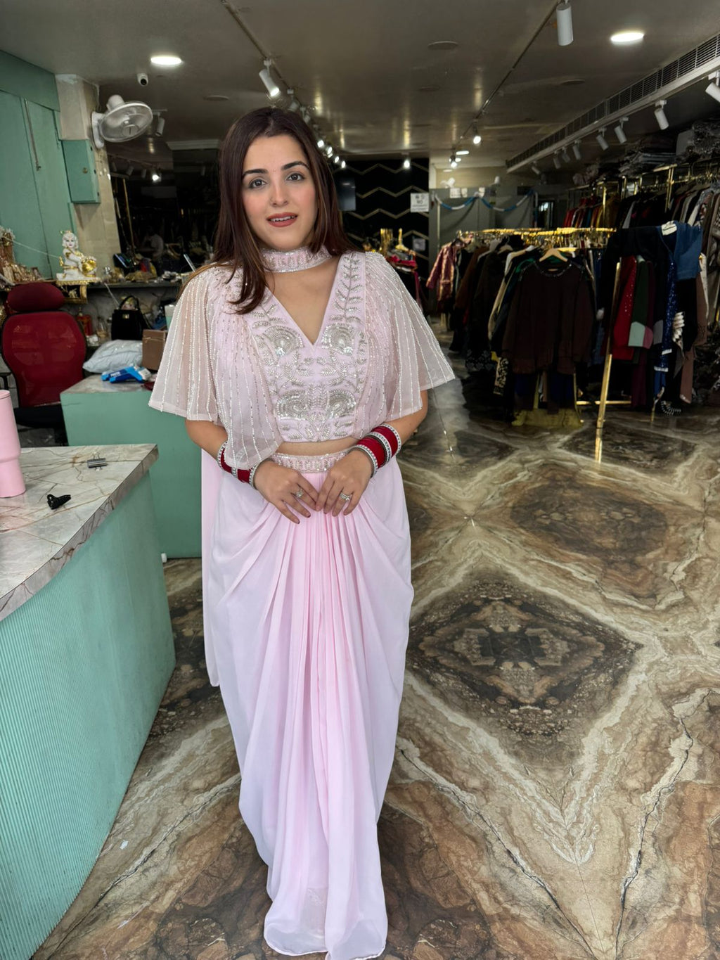 Kaviya indo western set