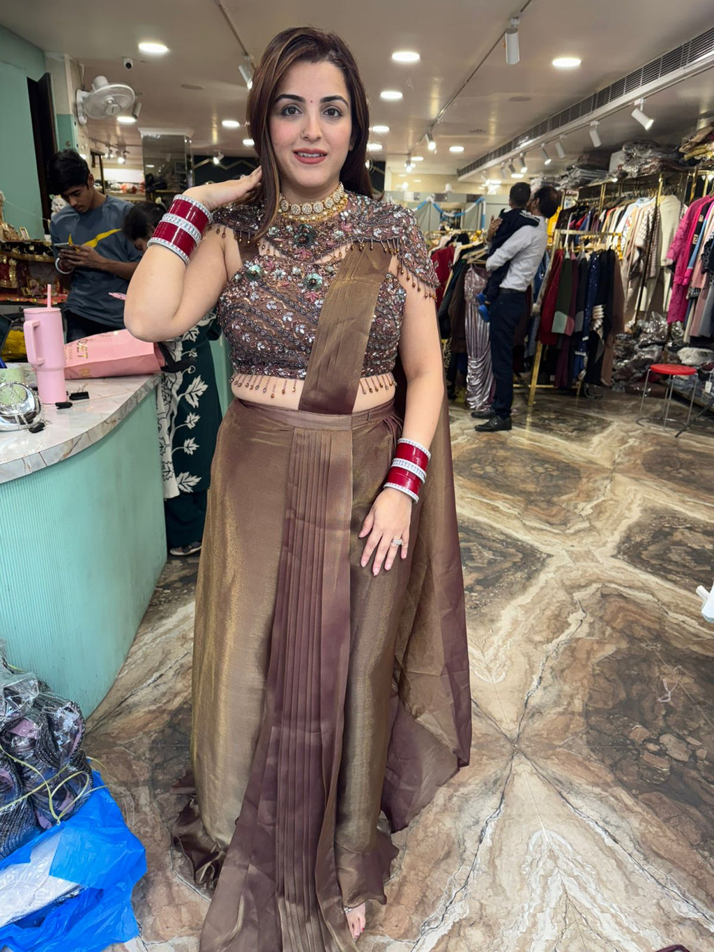 Bronze three piece set