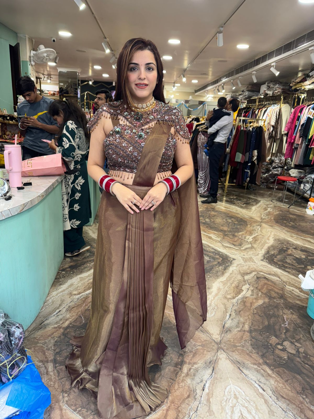 Bronze three piece set