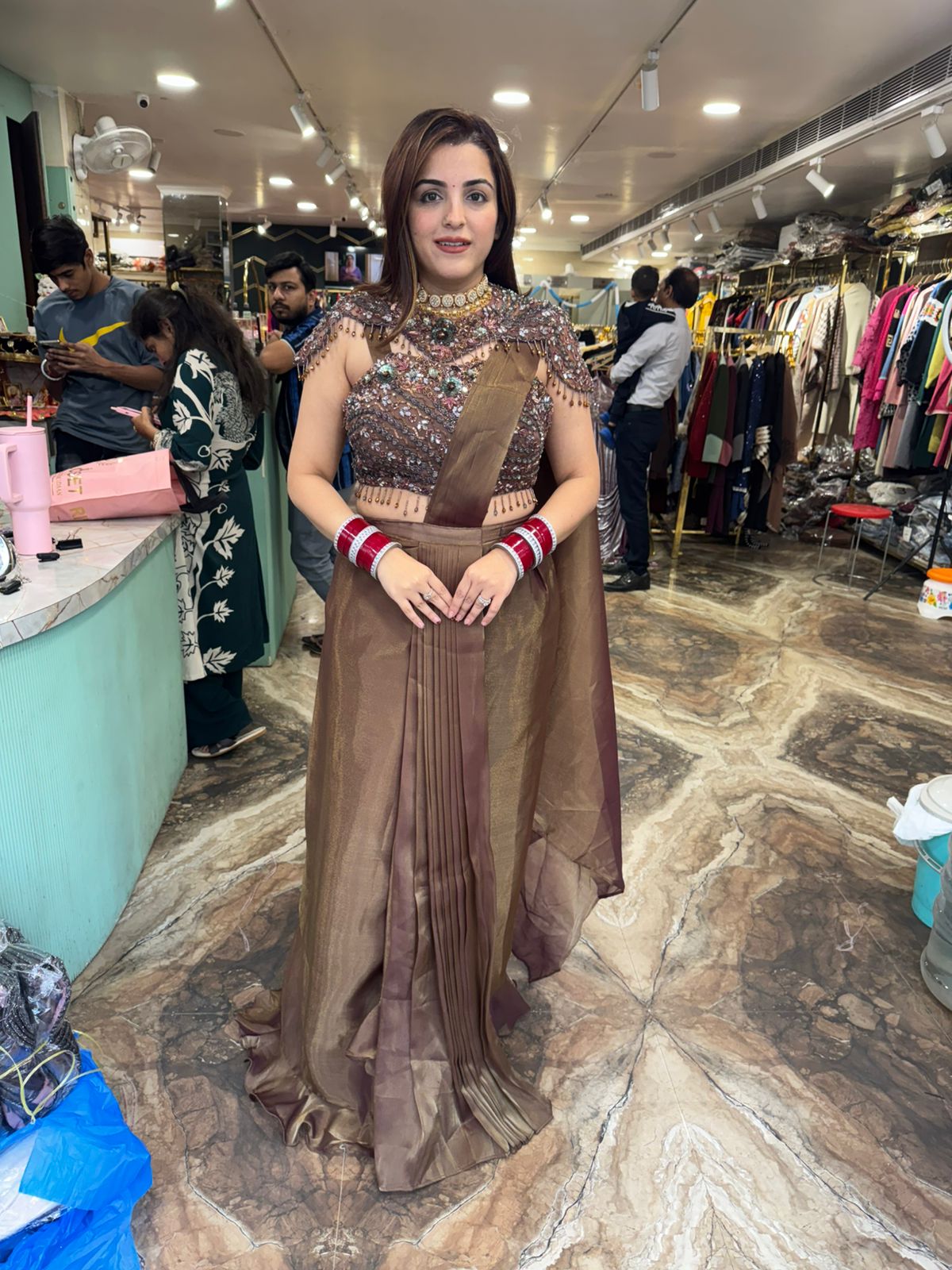 Bronze three piece set