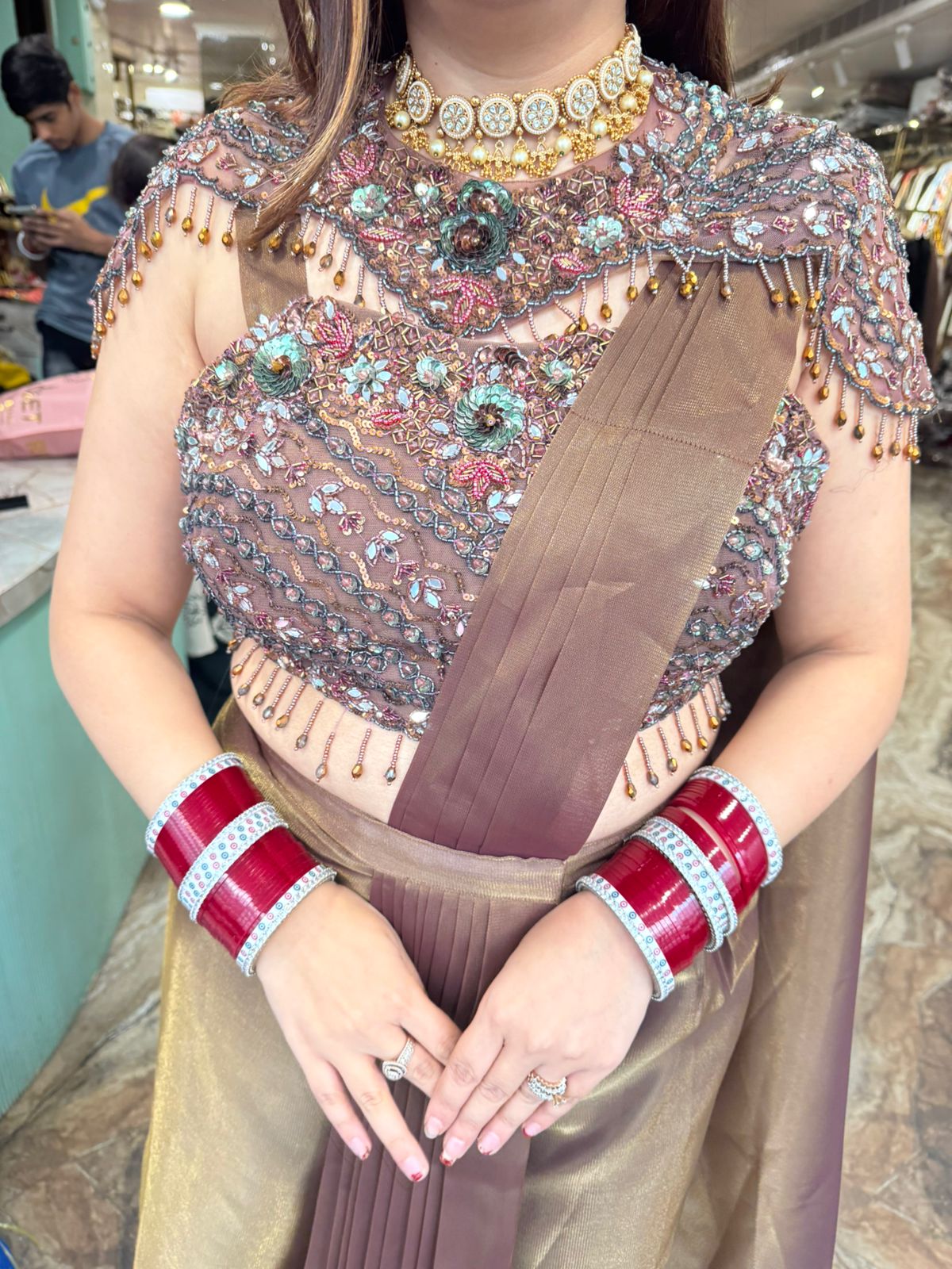 Bronze three piece set