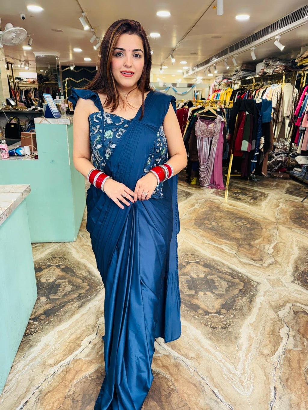 Ready to wear saree set