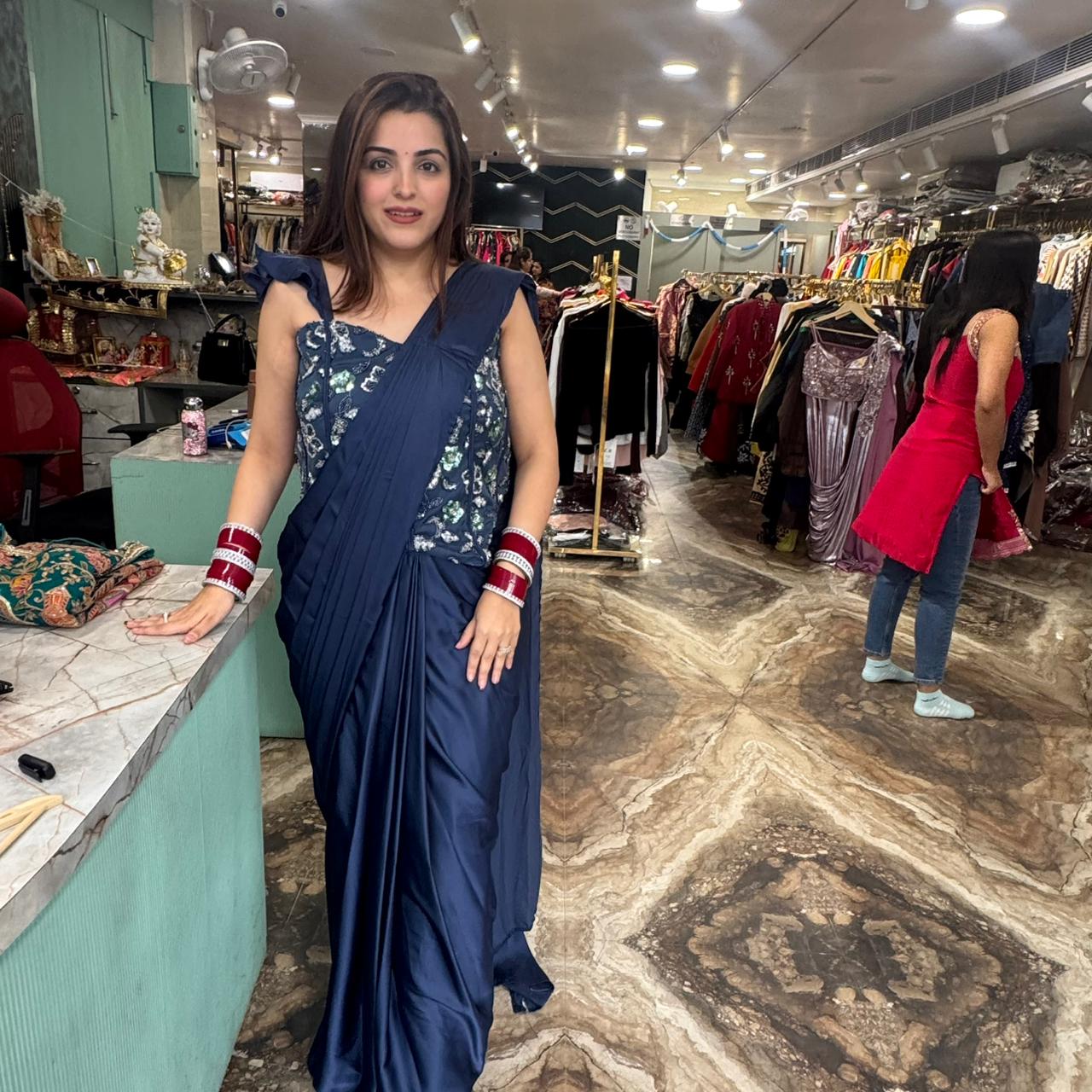 Ready to wear saree set