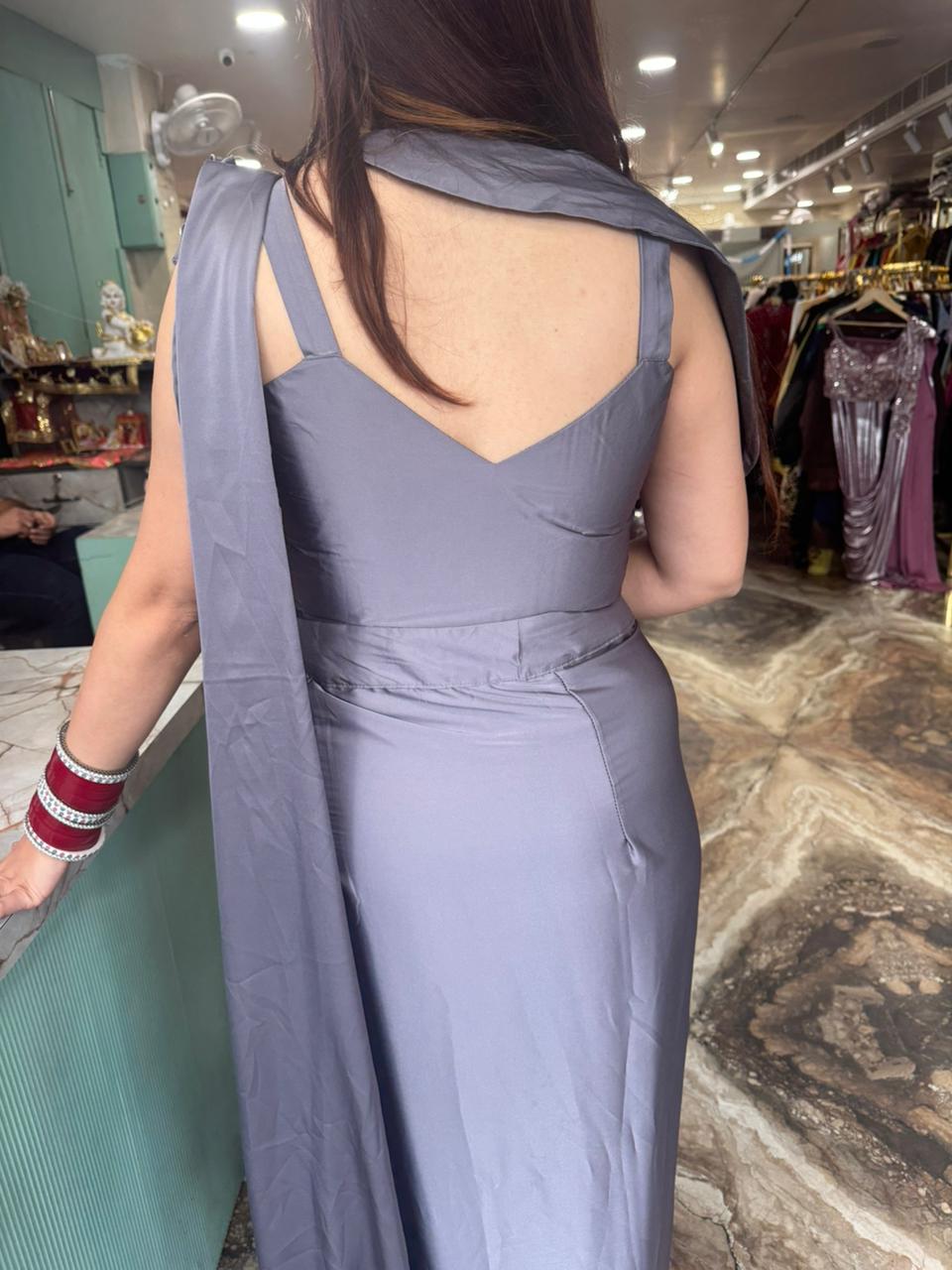 Falcon drape saree set