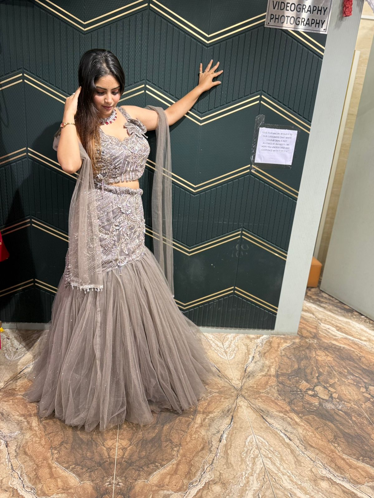 Kingfisher lehenga set