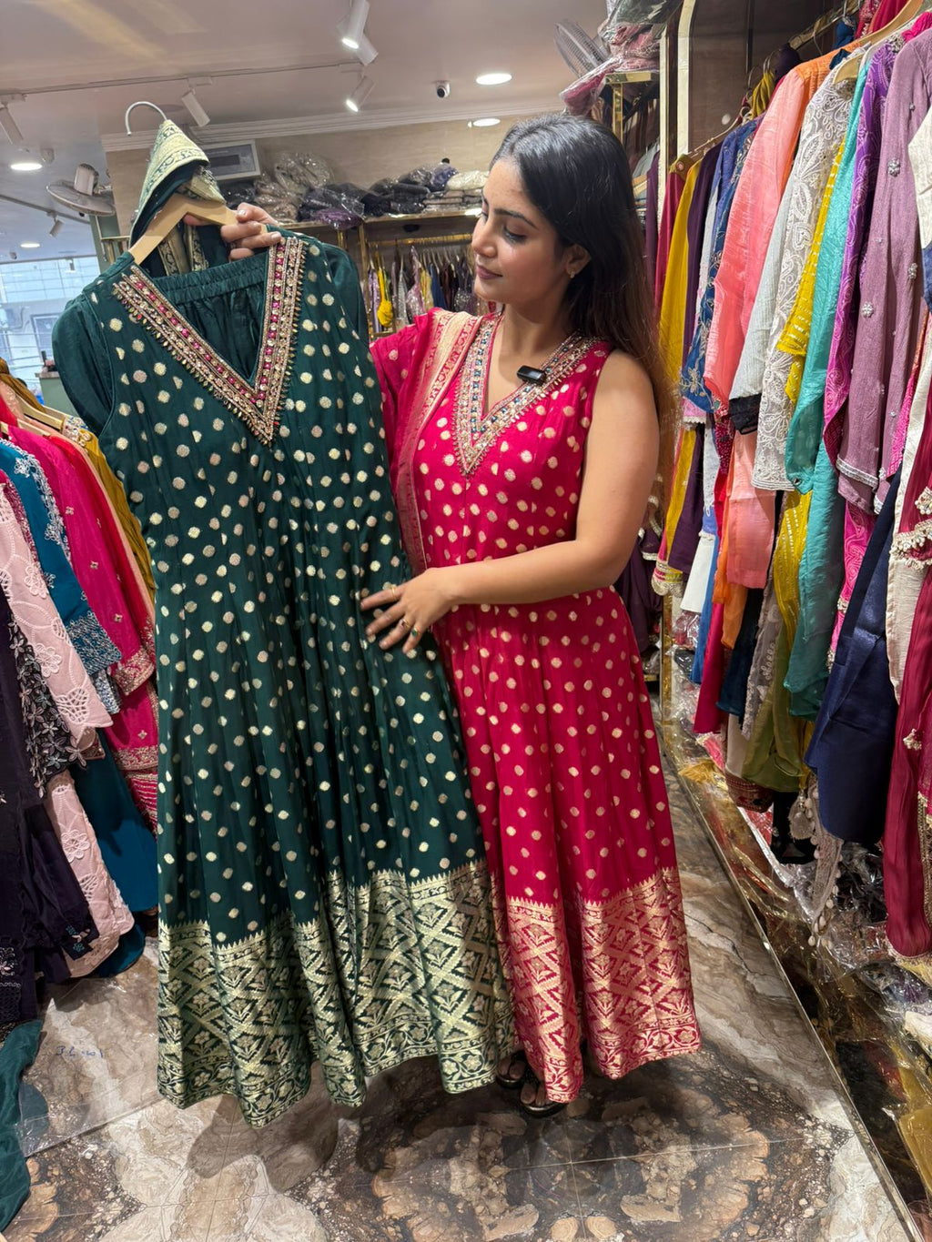 Adhya anarkali suit set