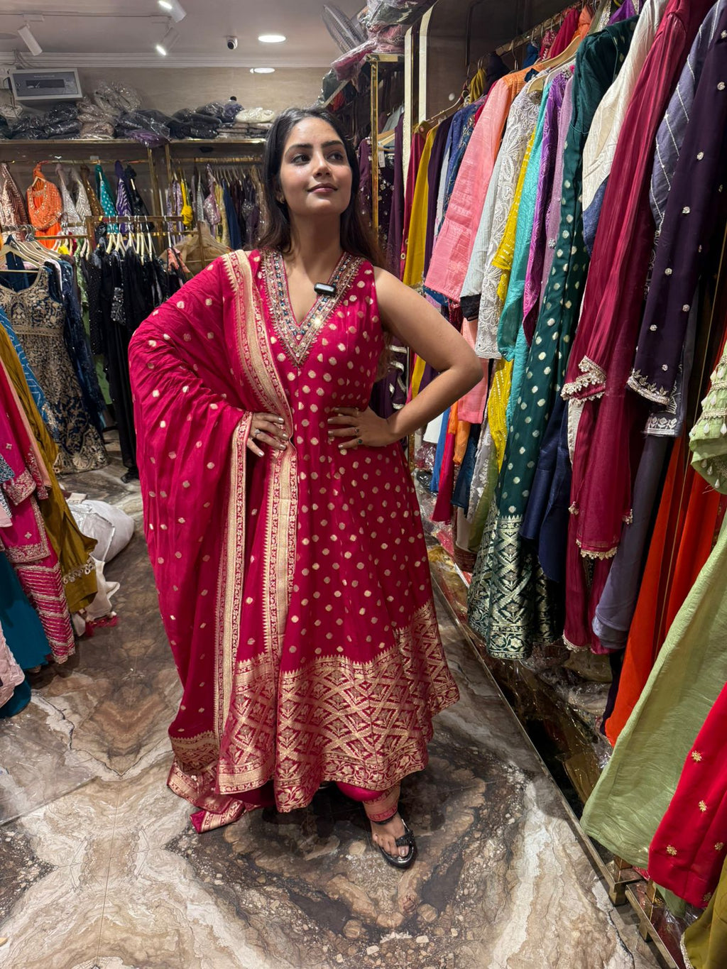 Adhya anarkali suit set