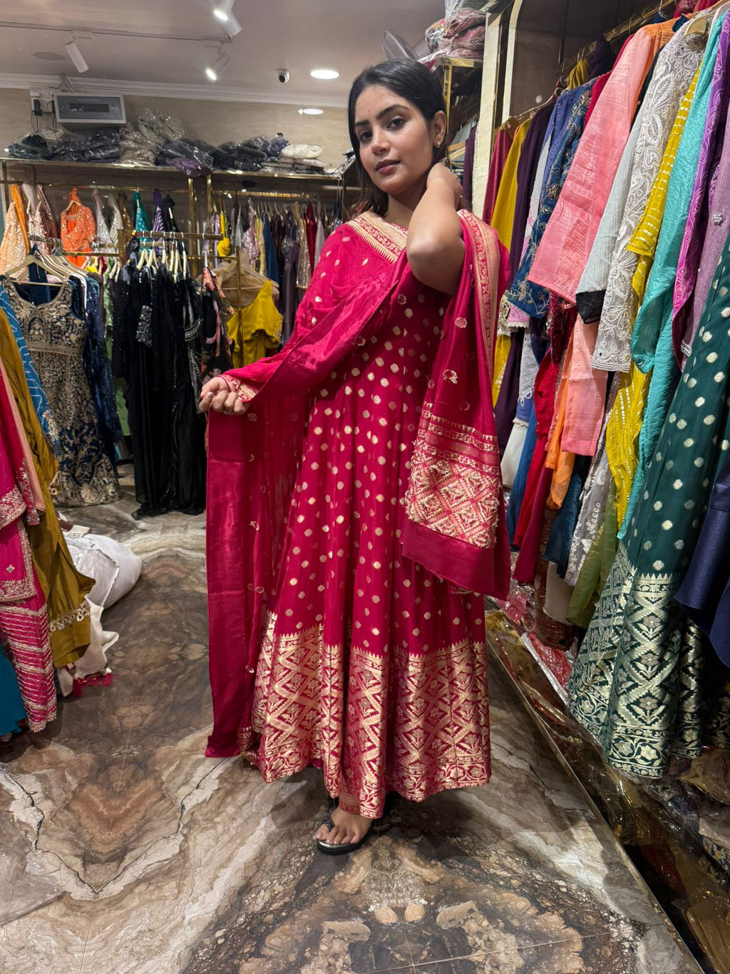 Adhya anarkali suit set