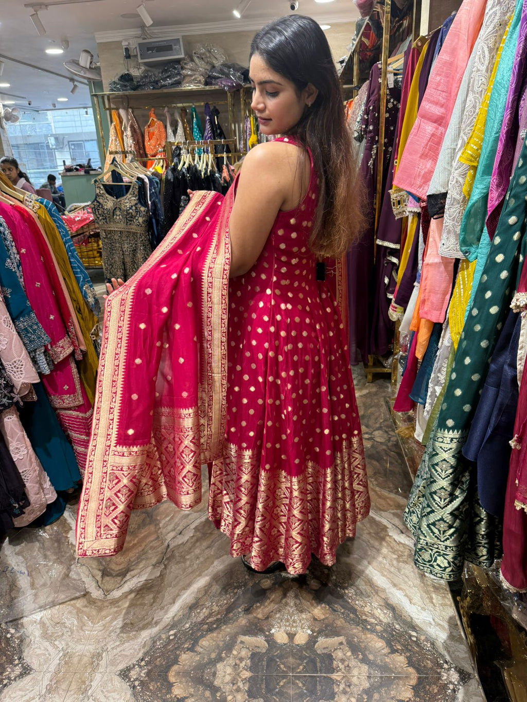 Adhya anarkali suit set