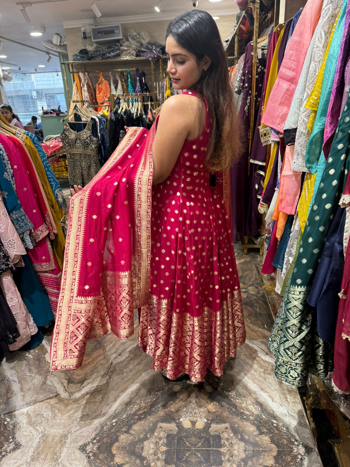 Adhya anarkali suit set