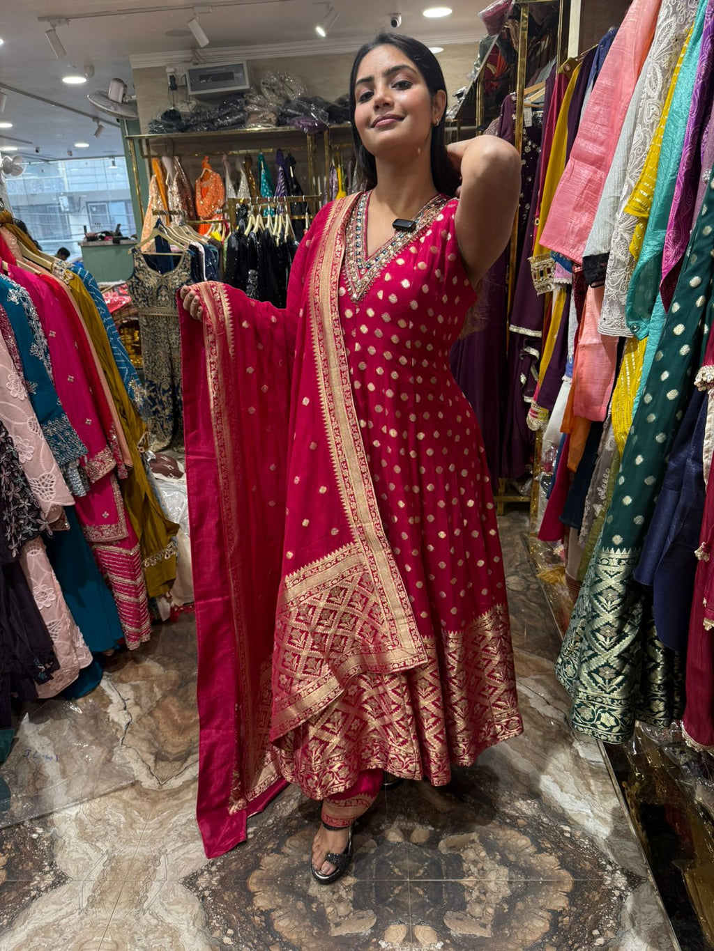 Adhya anarkali suit set