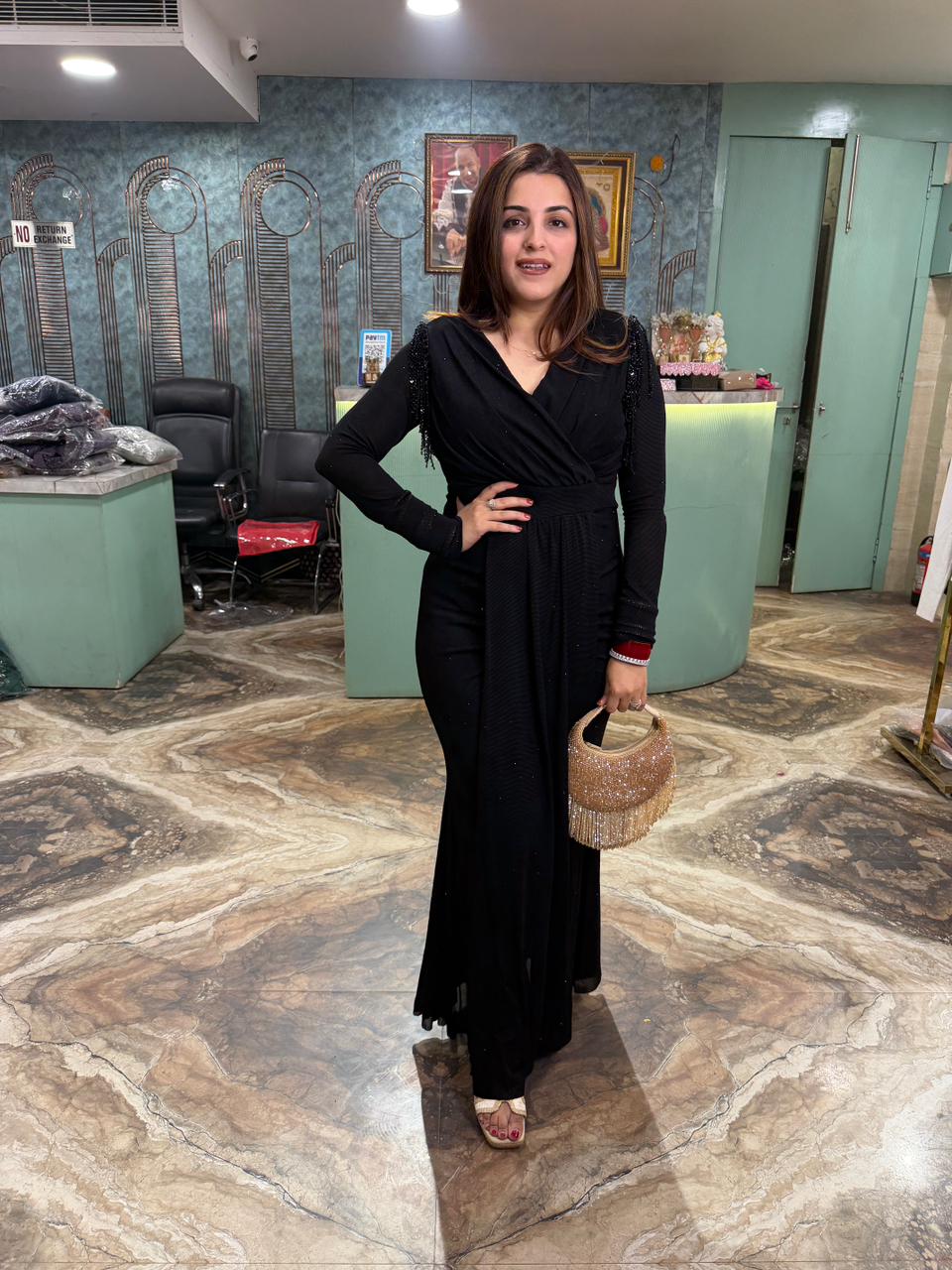 Raveena bodycon gown