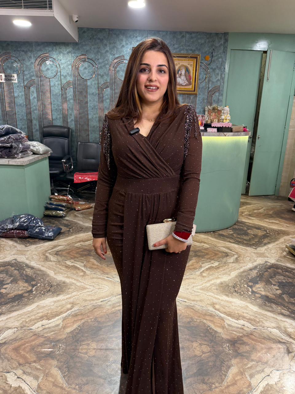 Raveena bodycon gown