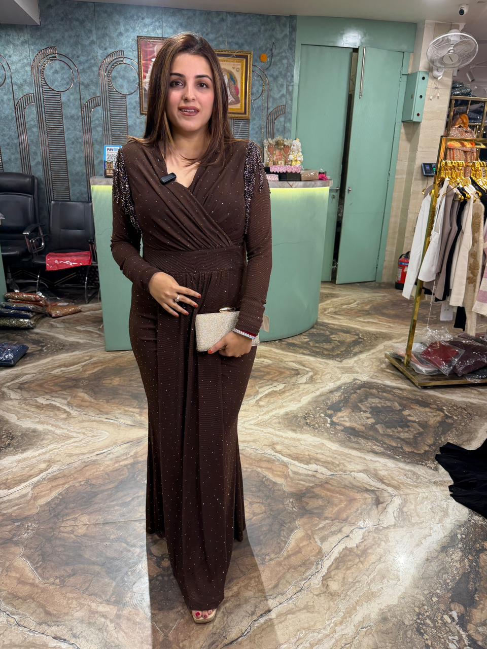 Raveena bodycon gown