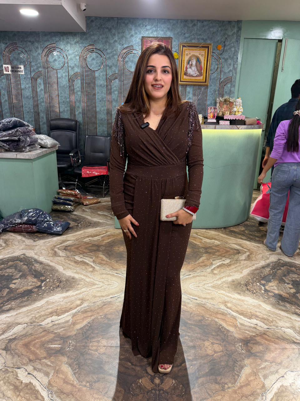 Raveena bodycon gown