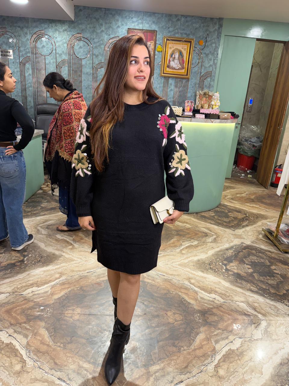 Boss berry midi dress