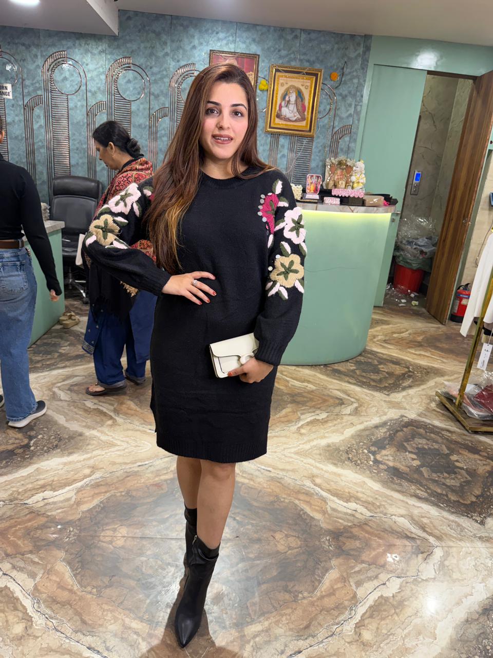 Boss berry midi dress