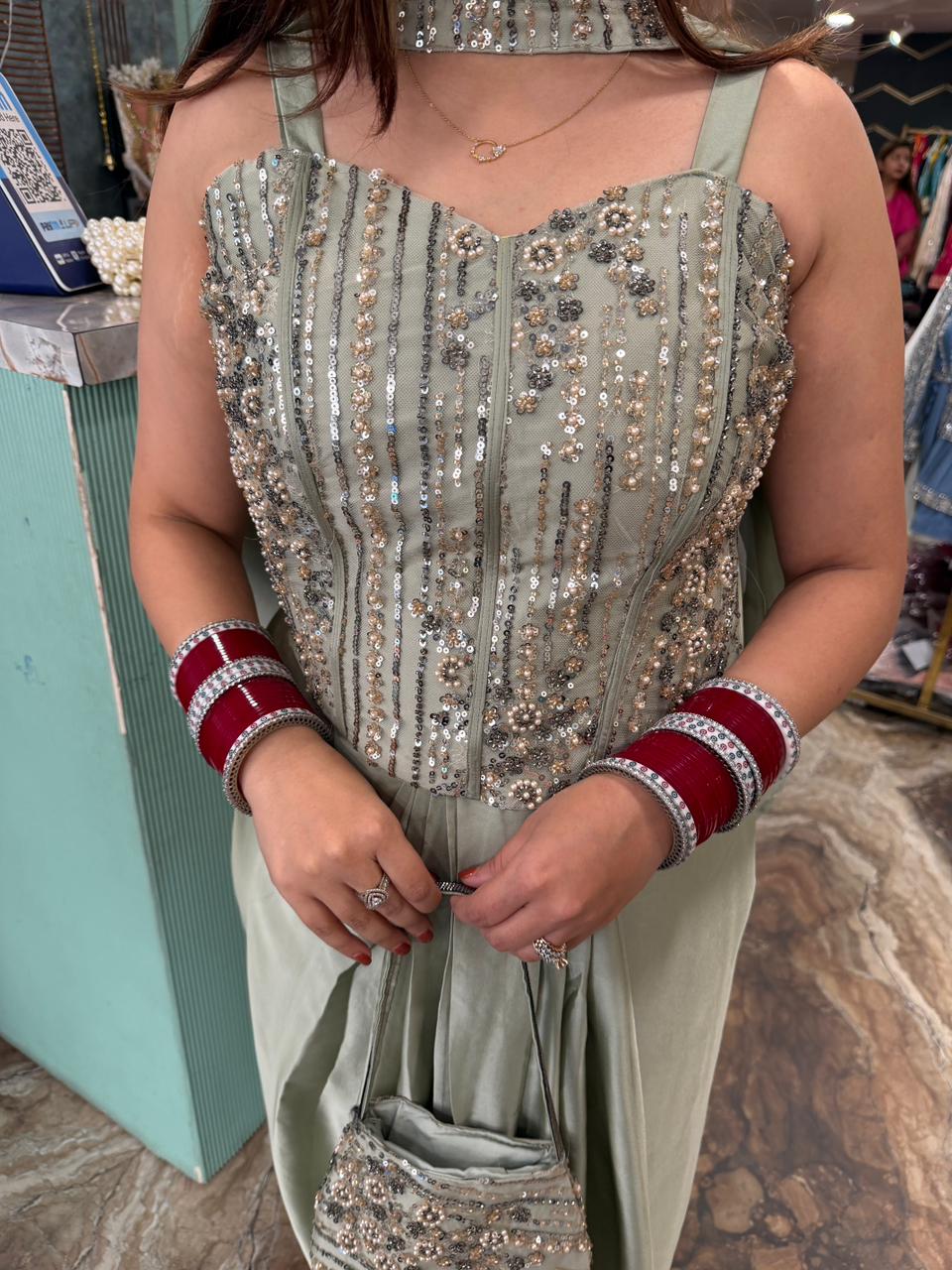 Pranali Indo Western set