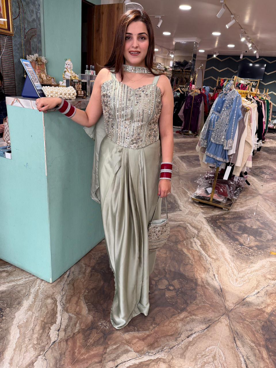 Pranali Indo Western set